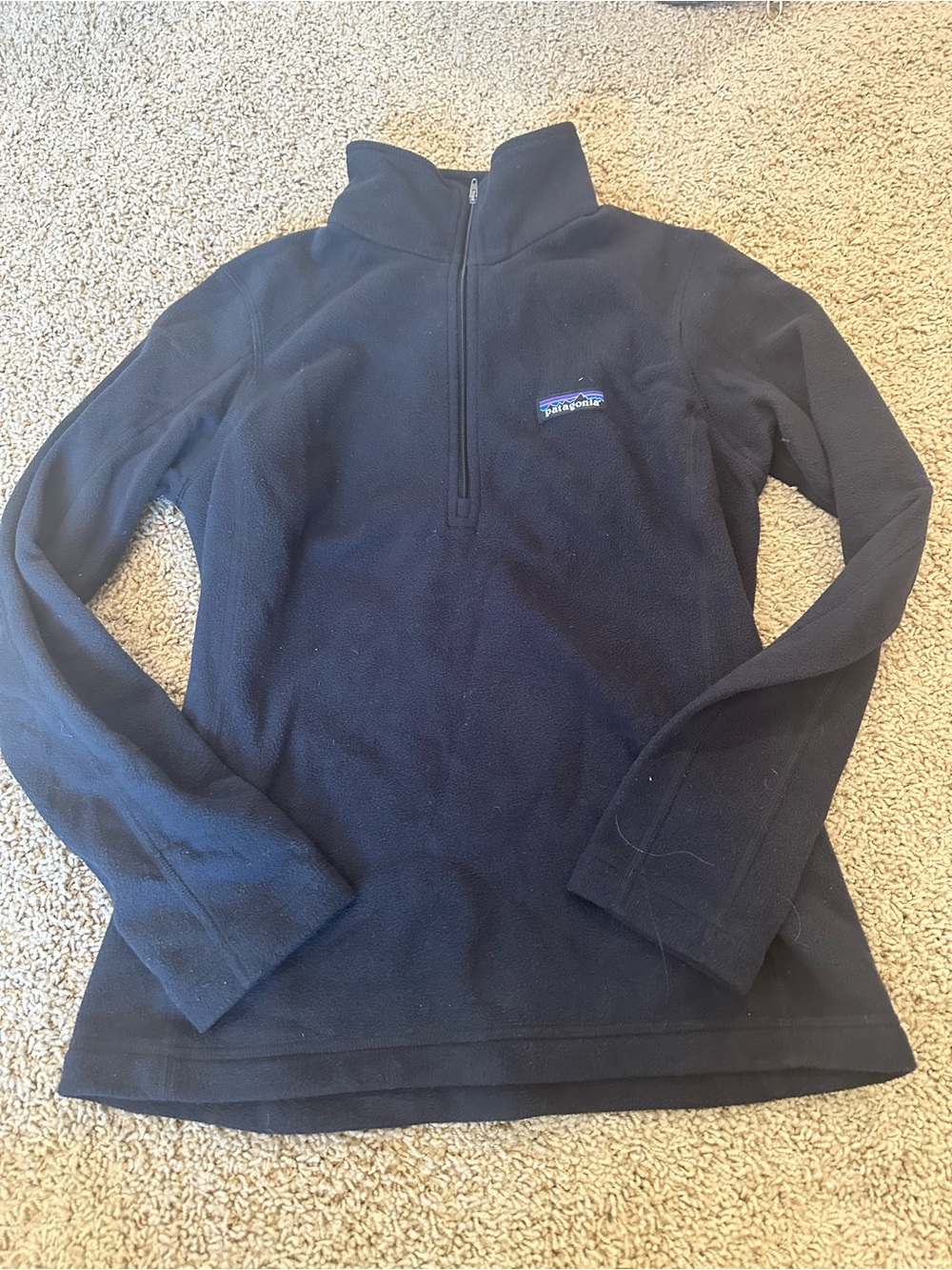 Patagonia Black Half-Zip Fleece Pullover